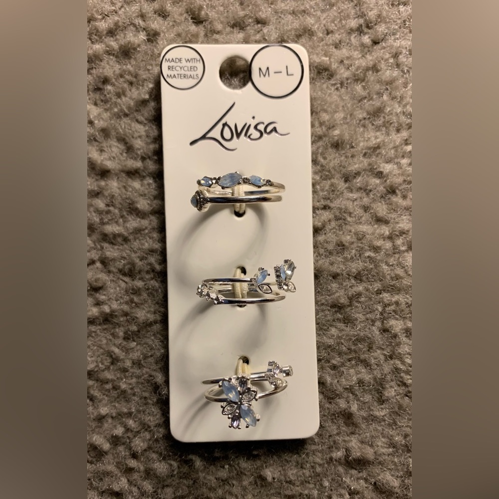 🩵 Lovisa Rings, M - L size